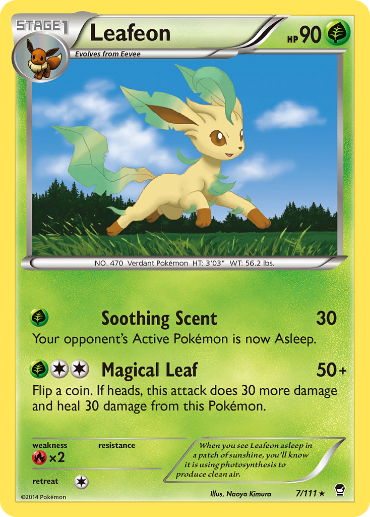 Leafeon (7/111) [XY: Furious Fists] | Good Games North
