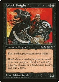 Black Knight (Oversized) [Oversize Cards] | Good Games North