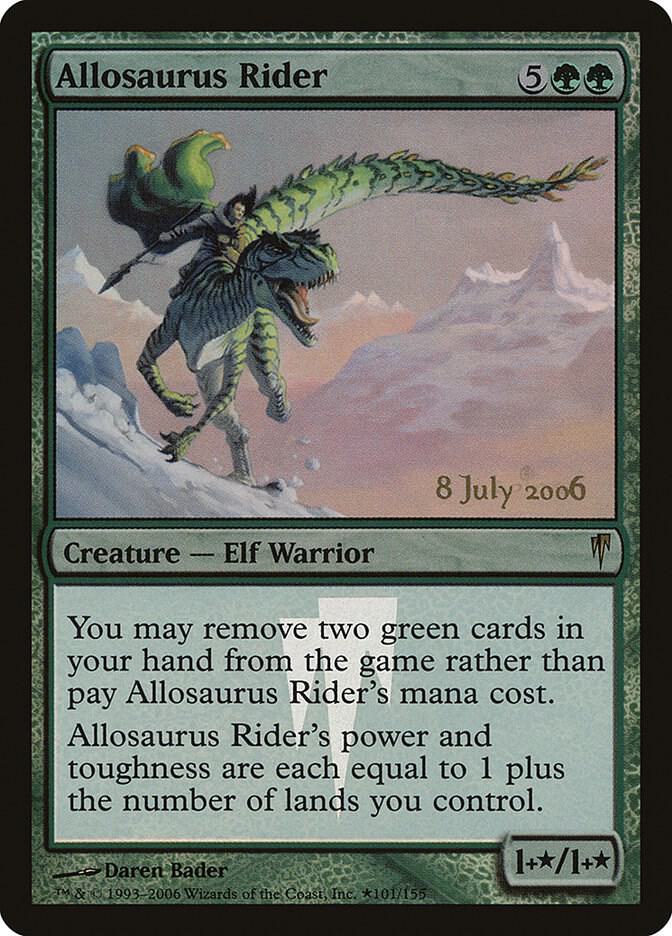 Allosaurus Rider (Prerelease Cards)  - Foil | Good Games North