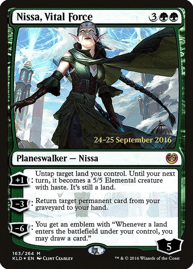 Nissa Vital Force (Prerelease Cards)  - Foil | Good Games North