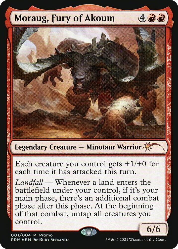 Moraug Fury of Akoum (Unique and Miscellaneous Promos)  - Foil | Good Games North
