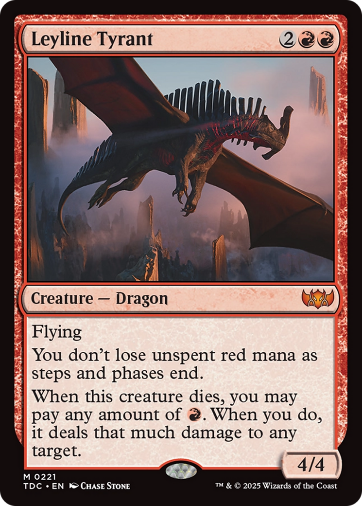 Leyline Tyrant [Tarkir: Dragonstorm Commander] | Good Games North
