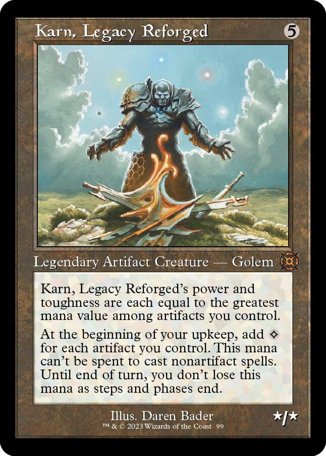 Karn Legacy Reforged Retro Frame (March of the Machine: The Aftermath)  - Foil | Good Games North