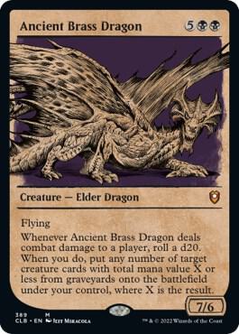 Ancient Brass Dragon Showcase 389 (Commander Legends: Battle for Baldur's Gate)  | Good Games North