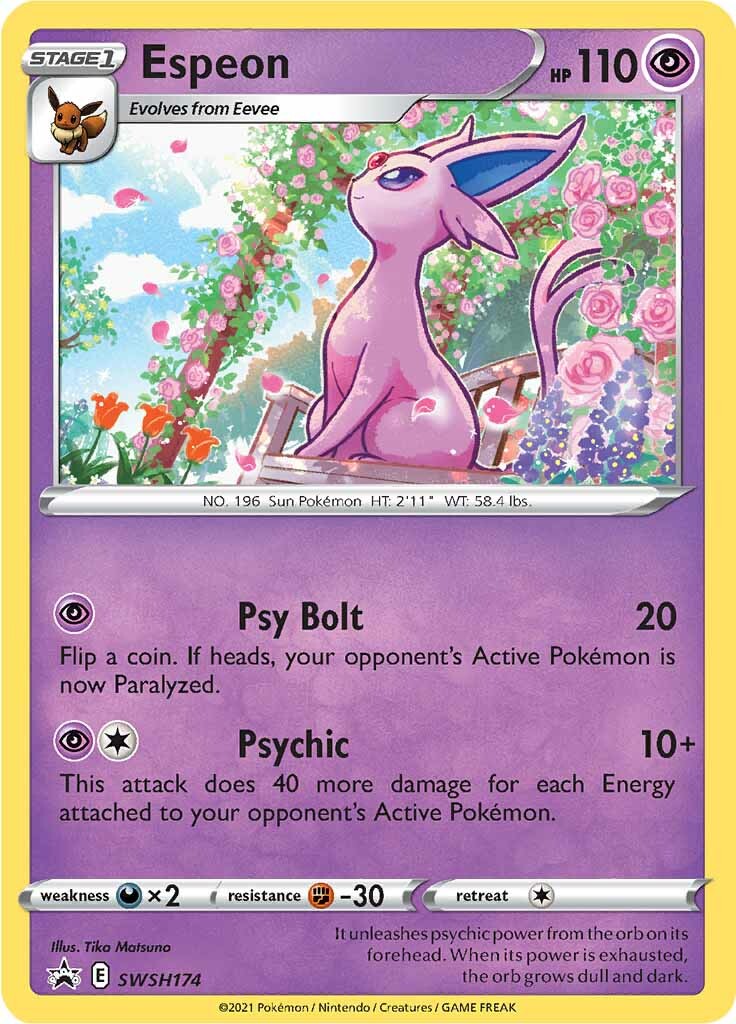 Espeon (SWSH174) [Sword & Shield: Black Star Promos] | Good Games North