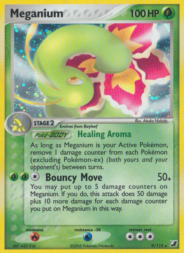 Meganium (9/115) (Theme Deck Exclusive) [EX: Unseen Forces] | Good Games North