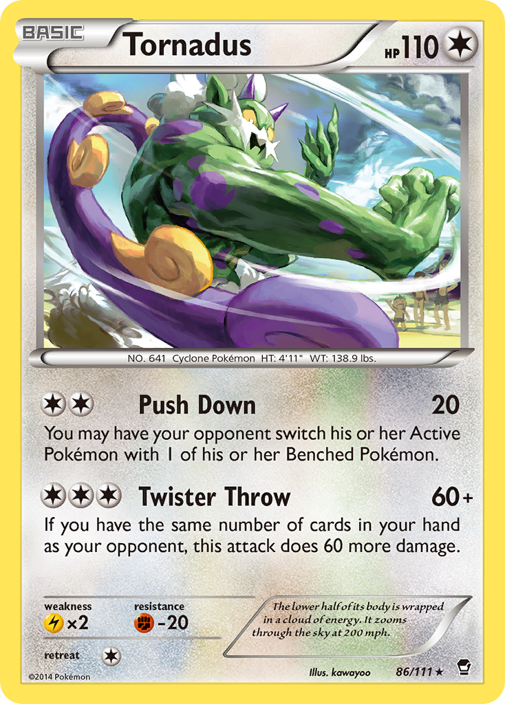 Tornadus (86/111) [XY: Furious Fists] | Good Games North