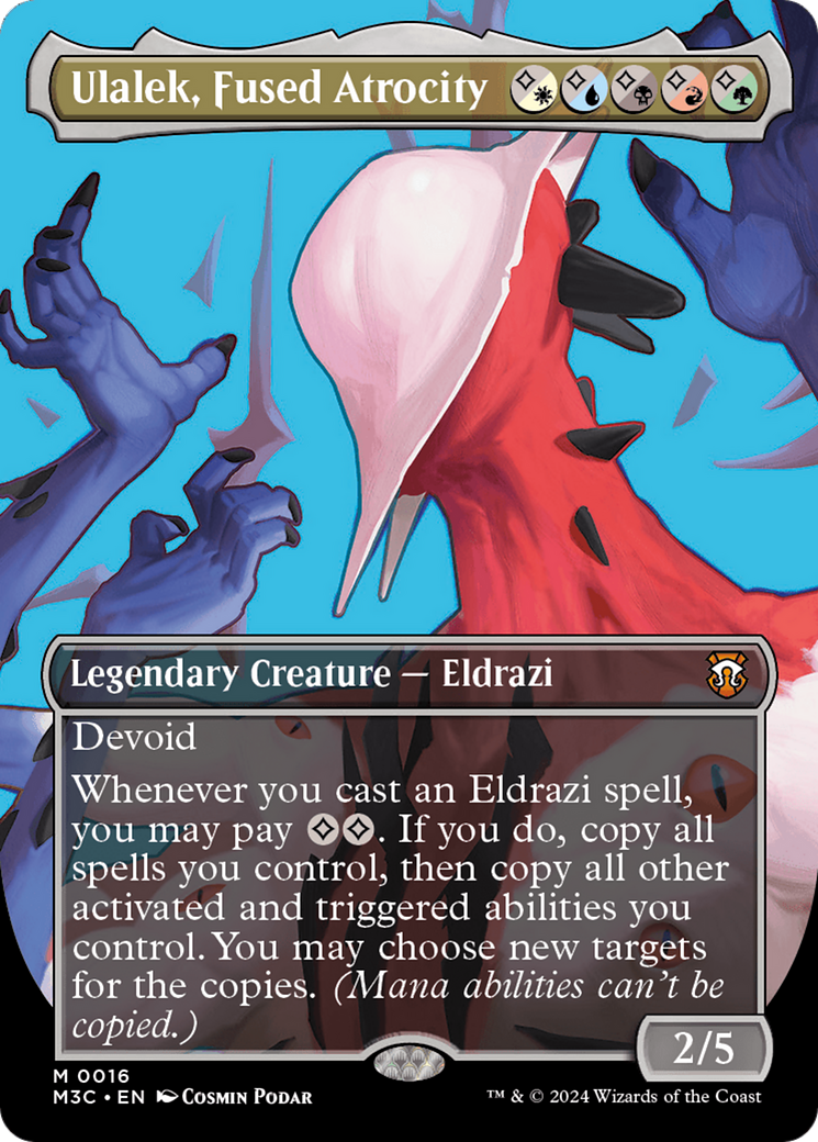 Ulalek, Fused Atrocity (Borderless) [Modern Horizons 3 Commander] | Good Games North