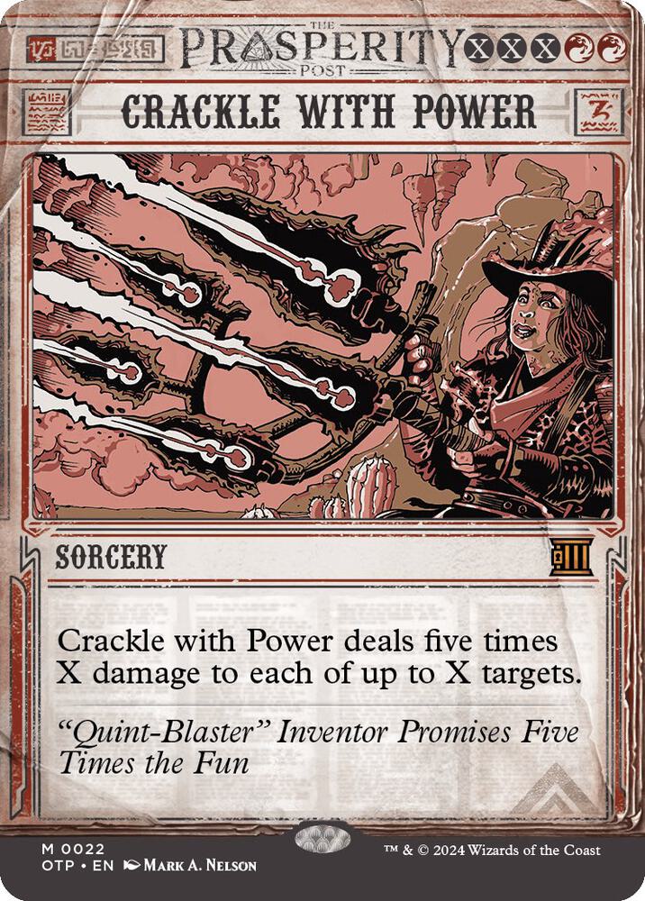 Crackle with Power (Outlaws of Thunder Junction: Breaking News)  - undefined | Good Games North