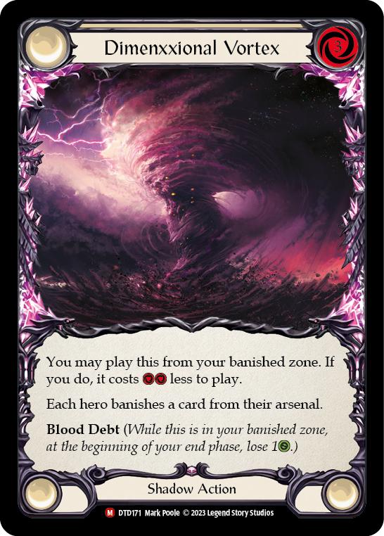 Dimenxxional Vortex [DTD171] (Dusk Till Dawn)  Rainbow Foil | Good Games North