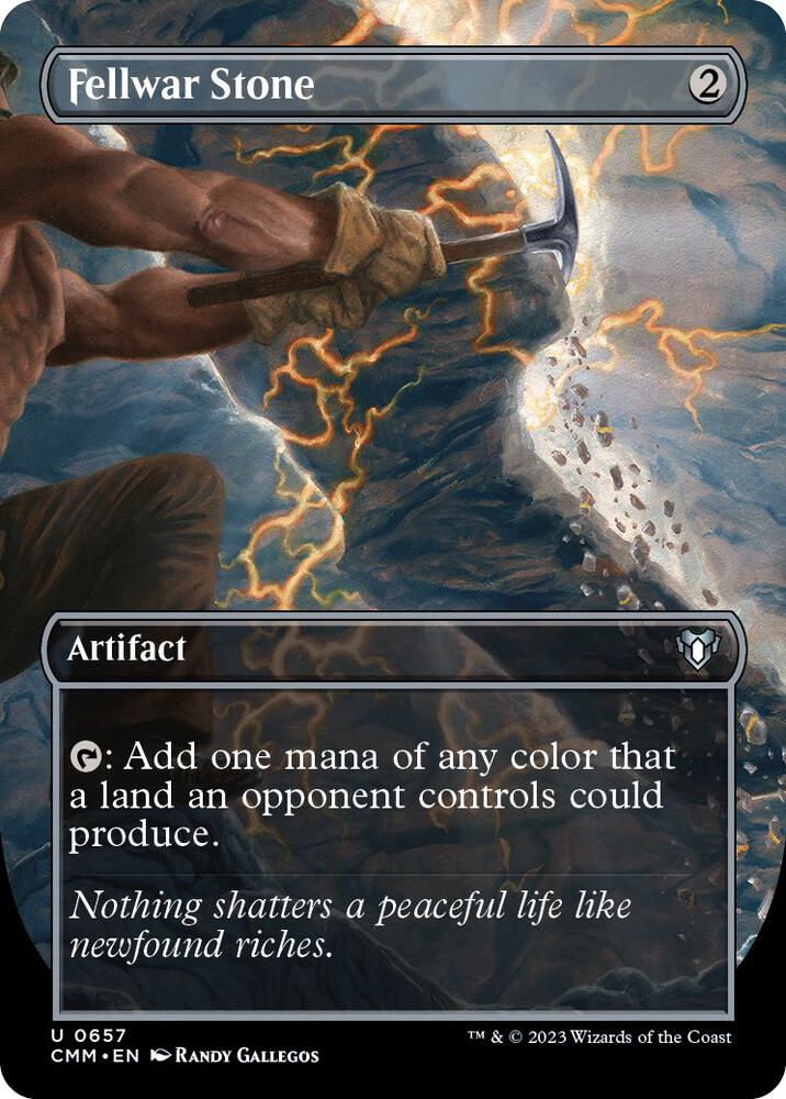 Fellwar Stone Borderless (Commander Masters)  | Good Games North