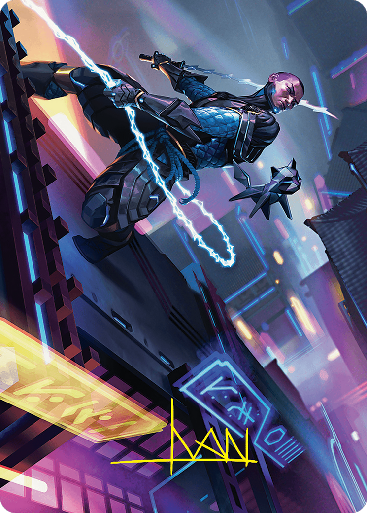 Kiora, the Rising Tide Art Card (30/54) (Gold-Stamped Signature) [Foundations Art Series] | Good Games North