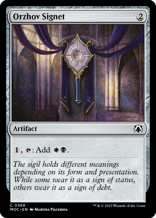 Orzhov Signet [March of the Machine Commander] | Good Games North