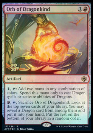 Orb of Dragonkind [Dungeons & Dragons: Adventures in the Forgotten Realms Prerelease Promos] | Good Games North
