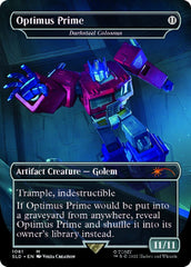 Darksteel Colossus - Optimus Prime (Borderless) [Secret Lair Drop Series] | Good Games North