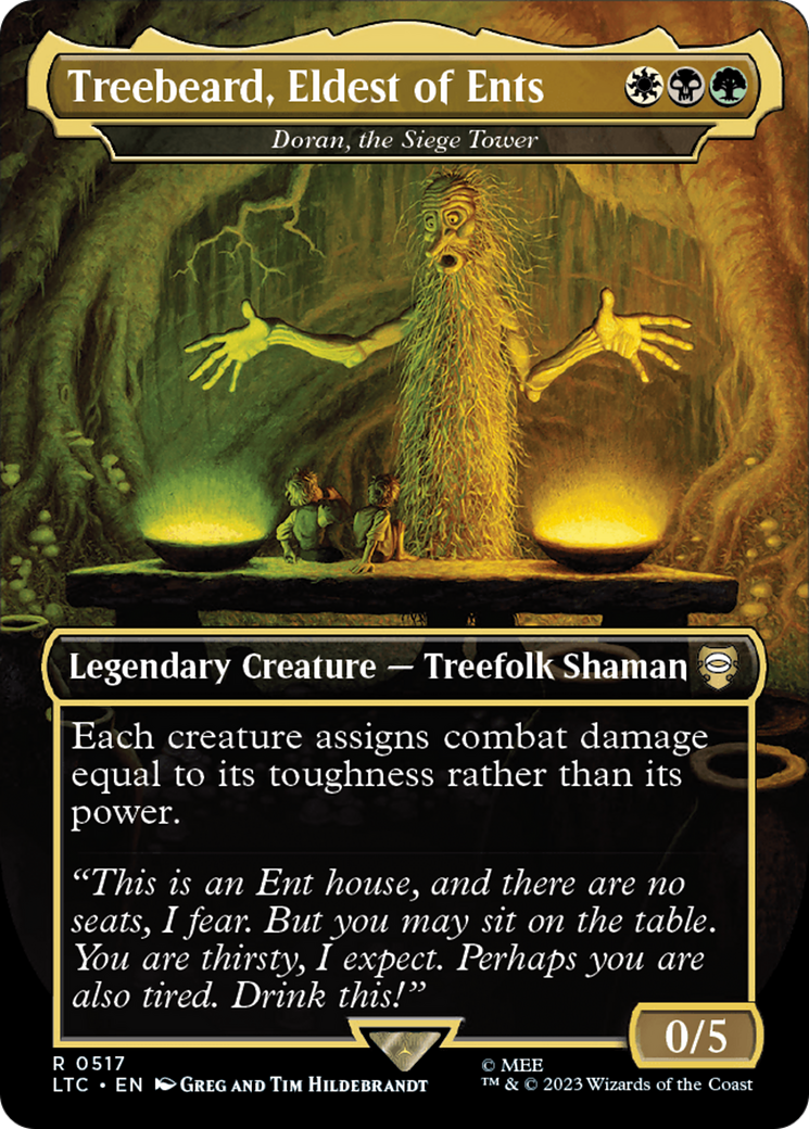 Treebeard, Eldest of Ents - Doran, the Siege Tower (Borderless) [The Lord of the Rings: Tales of Middle-Earth Commander] | Good Games North