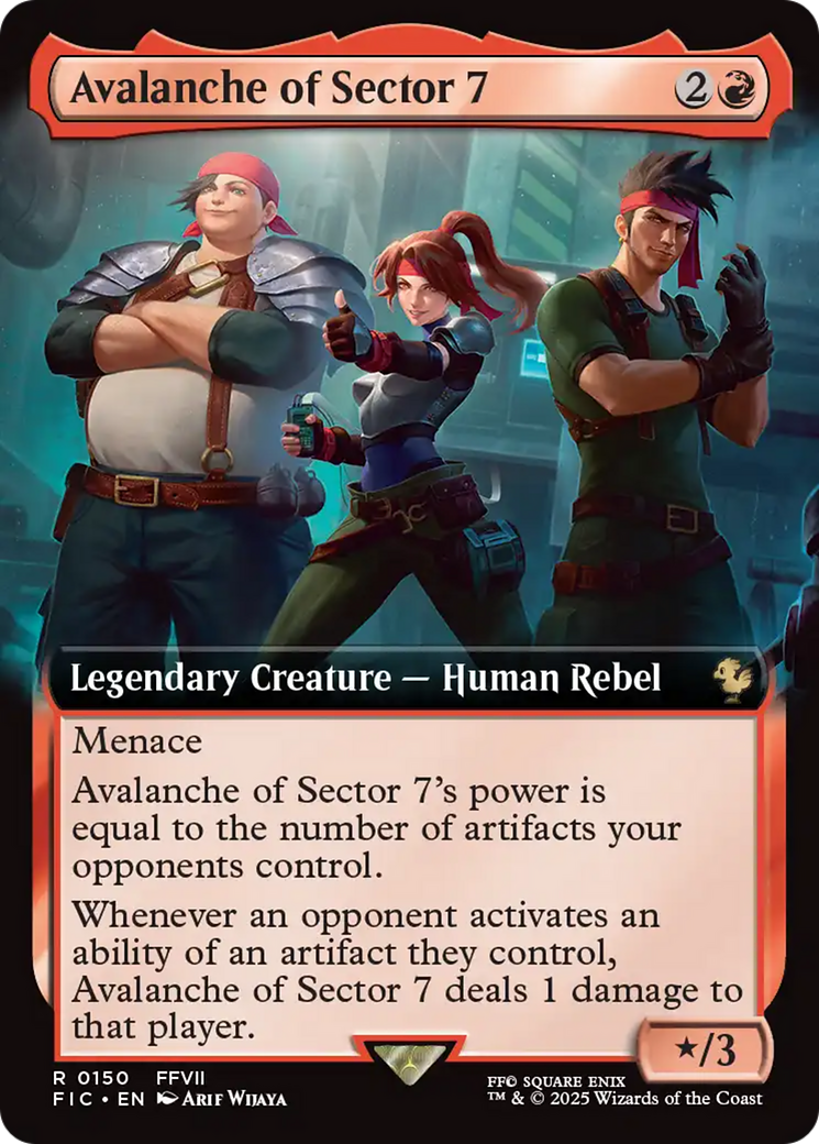 Avalanche of Sector 7 (Extended Art) [FINAL FANTASY Commander] | Good Games North