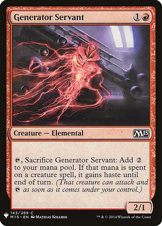 Generator Servant [Mystery Booster] | Good Games North