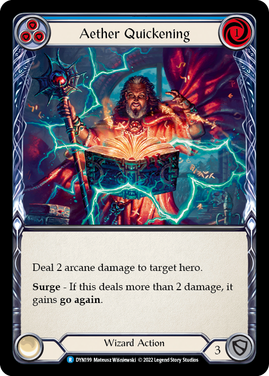 Aether Quickening (Blue) [DYN199] (Dynasty) | Good Games North