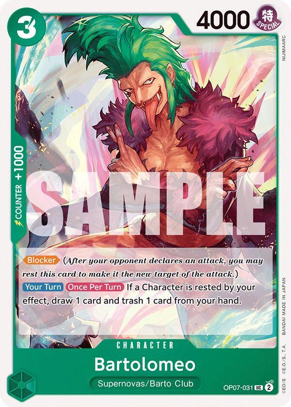 Bartolomeo OP07-031 (500 Years in the Future)  | Good Games North