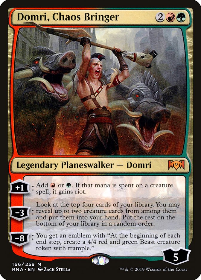 Domri, Chaos Bringer (Ravnica Allegiance)  - Foil | Good Games North
