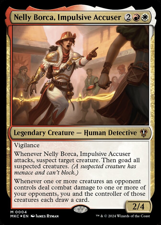 Nelly Borca, Impulsive Accuser 4 (Commander: Murders at Karlov Manor)  - Foil | Good Games North
