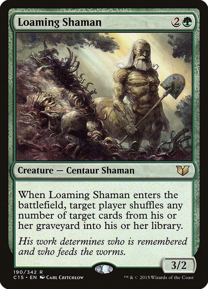 Loaming Shaman 190/342 (Commander 2015)  | Good Games North