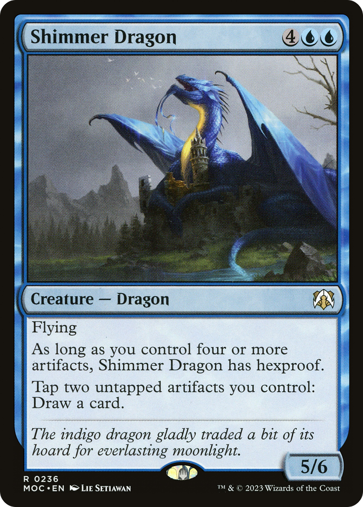 Shimmer Dragon [March of the Machine Commander] | Good Games North