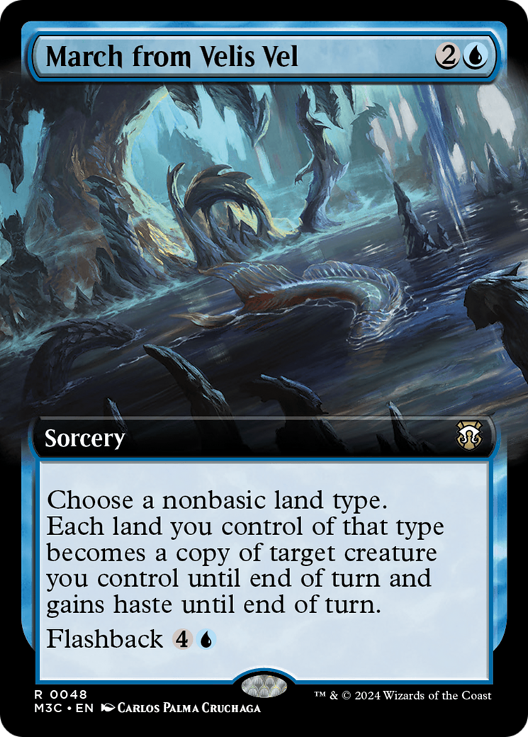 March from Velis Vel (Extended Art) [Modern Horizons 3 Commander] | Good Games North
