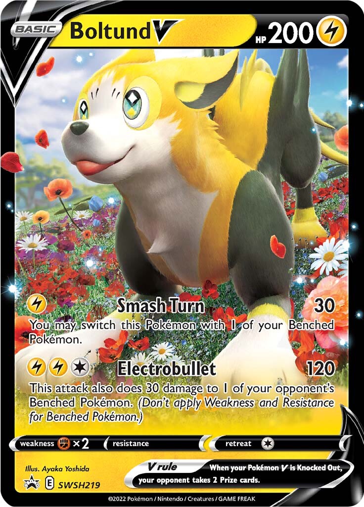 Boltund V (SWSH219) (Jumbo Card) [Sword & Shield: Black Star Promos] | Good Games North