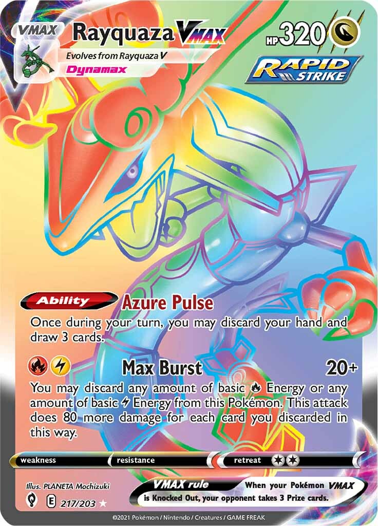 Rayquaza VMAX (217/203) [Sword & Shield: Evolving Skies] | Good Games North