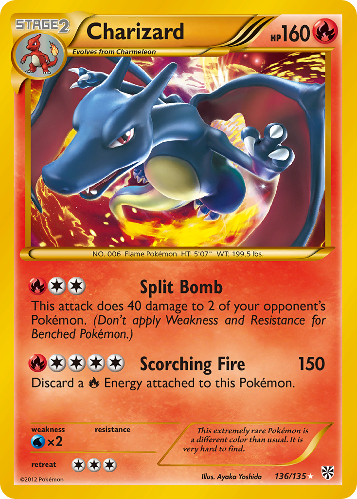 Charizard (136/135) [Black & White: Plasma Storm] | Good Games North
