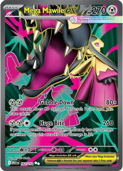Mega Mawile ex 162/132 (ME01: Mega Evolution)  - Holofoil | Good Games North