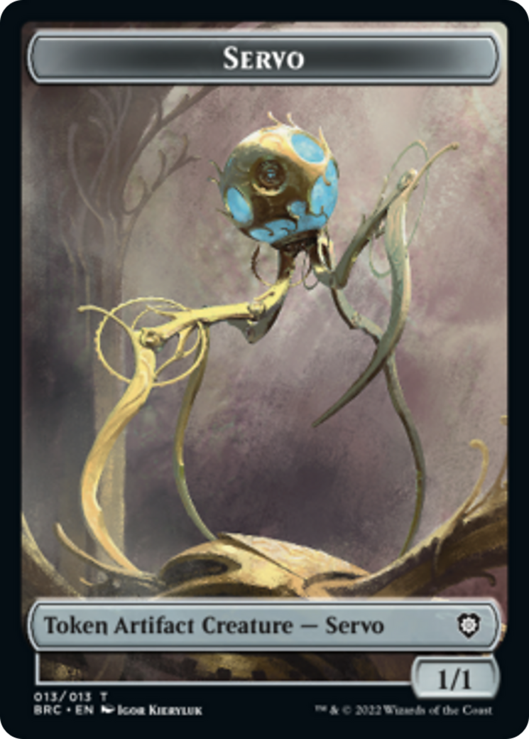 Servo // Powerstone Double-Sided Token [The Brothers' War Commander Tokens] | Good Games North