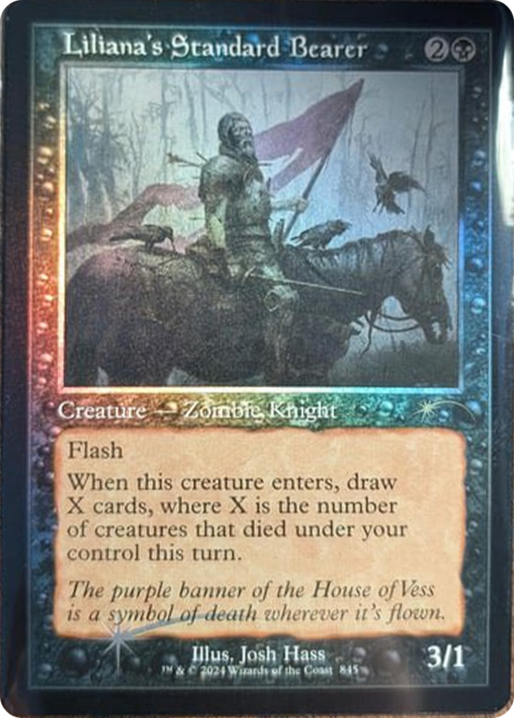 Liliana's Standard Bearer (Retro Frame) [Secret Lair Drop Series] | Good Games North