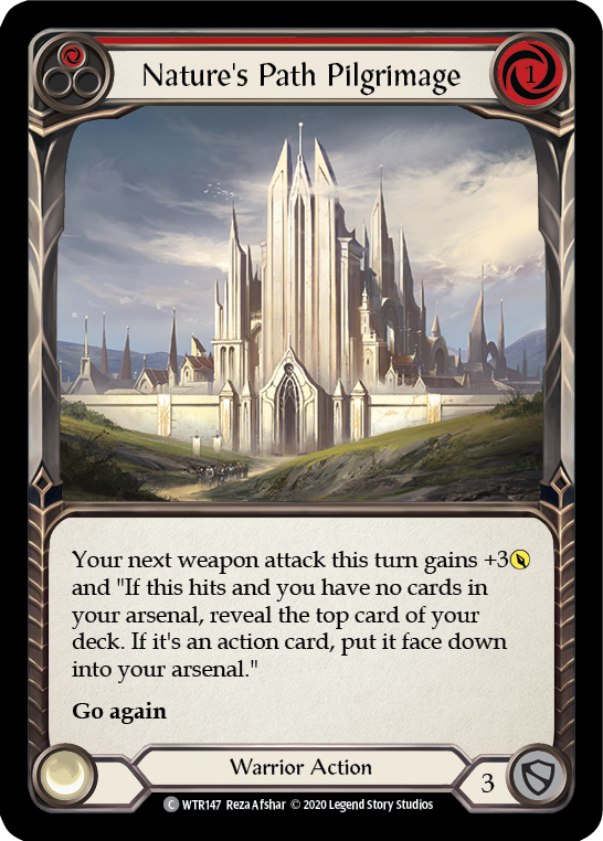 Nature's Path Pilgrimage (Red) [U-WTR147] (Welcome to Rathe Unlimited)  Unlimited Normal | Good Games North