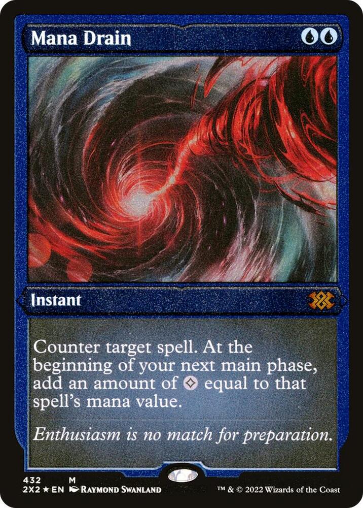 Mana Drain Foil Etched 432 (Double Masters 2022)  - Foil | Good Games North
