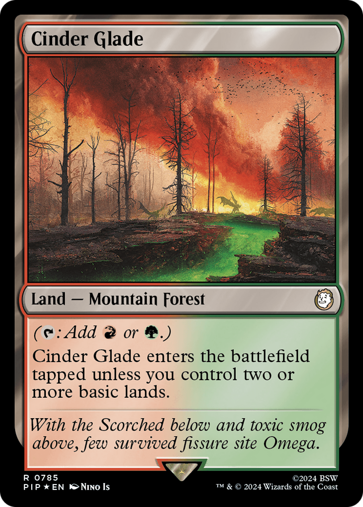 Cinder Glade (Surge Foil) [Fallout] | Good Games North