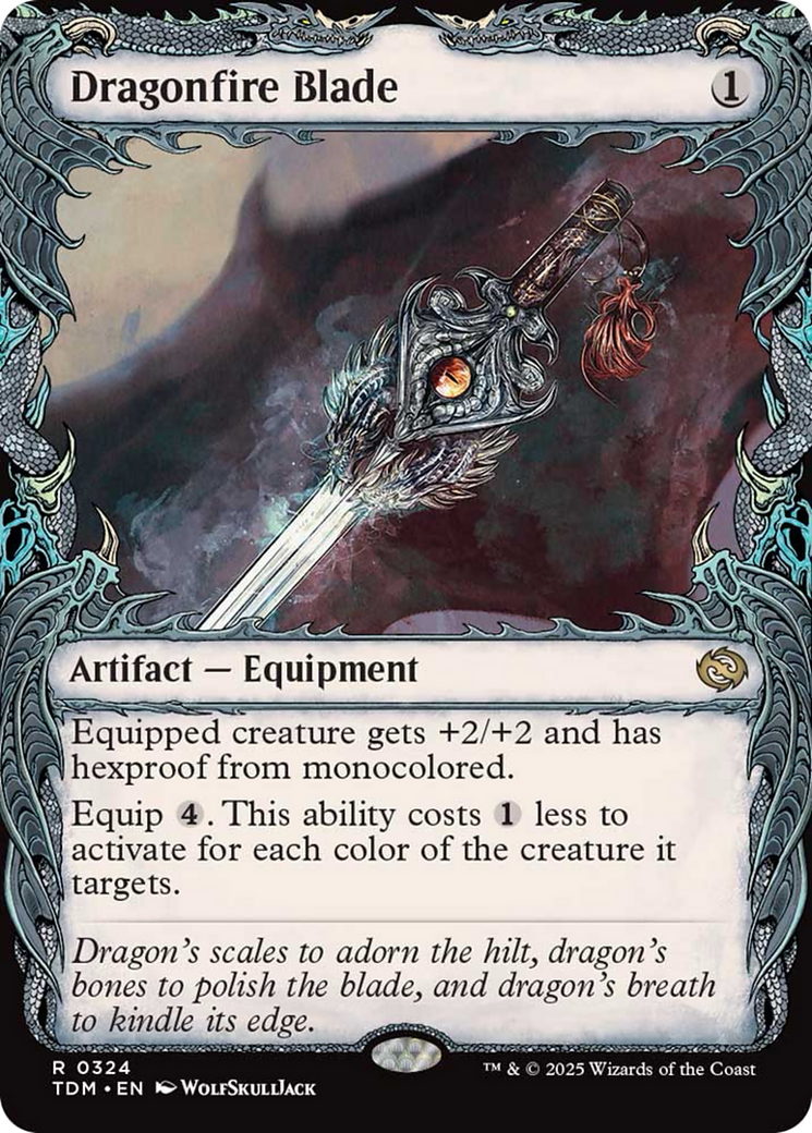 Dragonfire Blade (Showcase) [Tarkir: Dragonstorm] | Good Games North