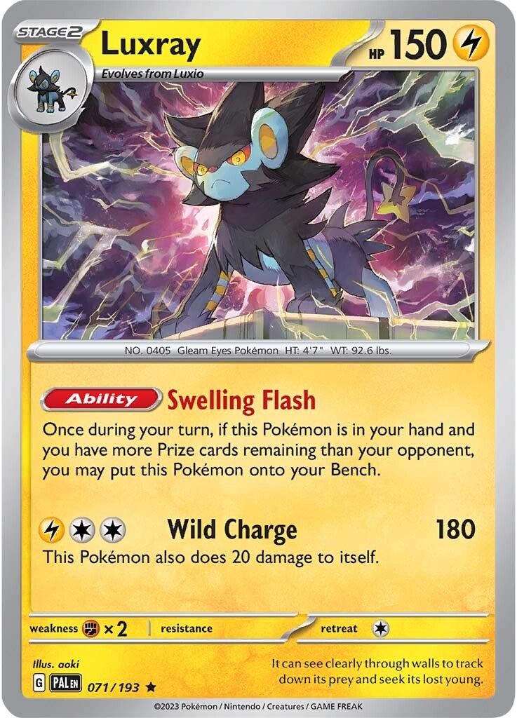 Luxray (071/193) [Scarlet & Violet: Paldea Evolved] | Good Games North