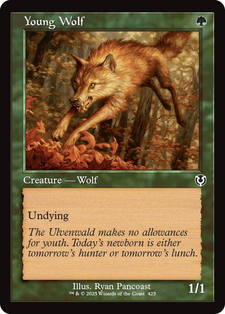 Young Wolf Retro Frame (Innistrad Remastered)  - undefined | Good Games North