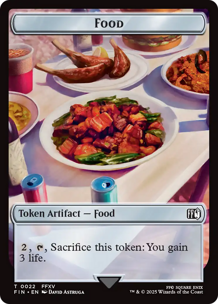 Hero (0003) // Food Double-Sided Token [FINAL FANTASY Tokens] | Good Games North