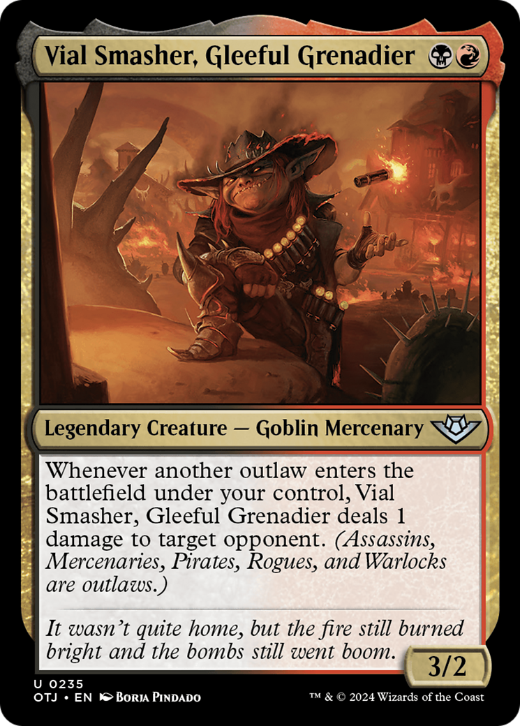 Vial Smasher, Gleeful Grenadier [Outlaws of Thunder Junction] | Good Games North
