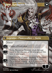 Sorin of House Markov // Sorin, Ravenous Neonate (Borderless) (Textured Foil) [Modern Horizons 3] | Good Games North