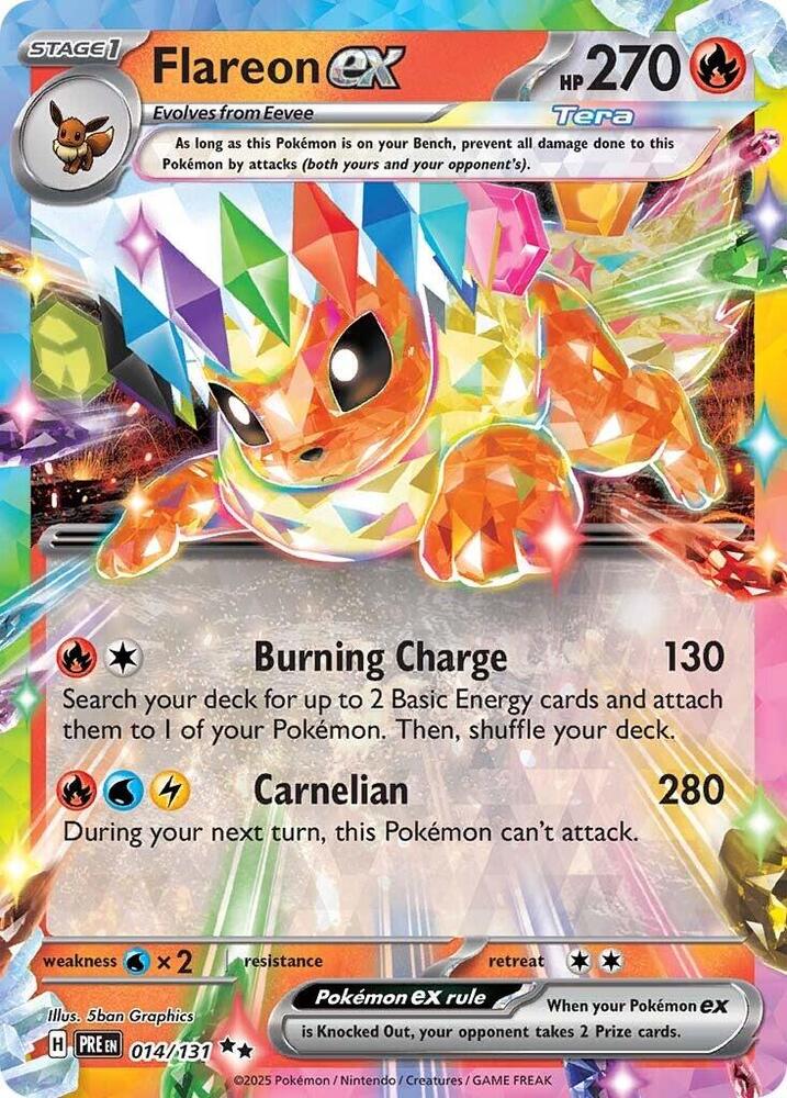 Flareon ex (014/131) [Scarlet & Violet: Prismatic Evolutions] | Good Games North