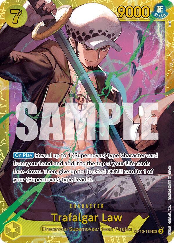 Trafalgar Law OP10-119 (Royal Blood)  - Foil | Good Games North
