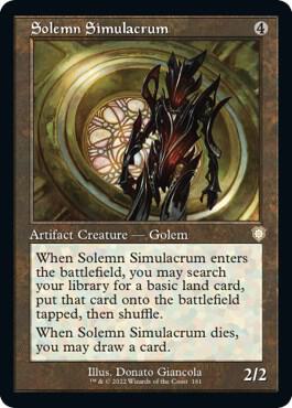 Solemn Simulacrum Retro Frame 161 (Commander: The Brothers' War)  | Good Games North