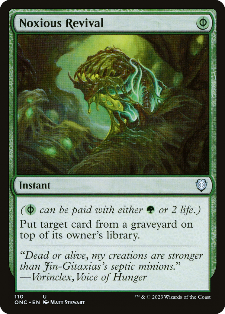 Noxious Revival [Phyrexia: All Will Be One Commander] | Good Games North