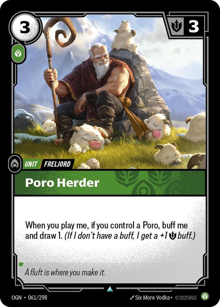 Poro Herder (Origins)  - Foil | Good Games North