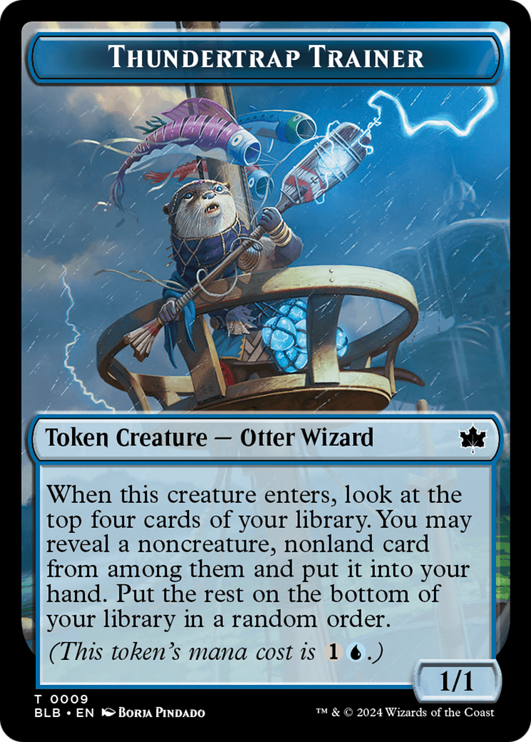 Thundertrap Trainer Token [Bloomburrow Tokens] | Good Games North